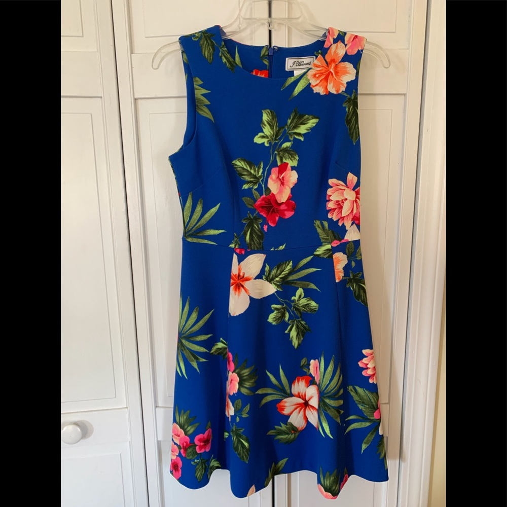 Tropical flower dress